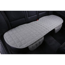 Linen Rear Car Seat Cover Cloth Bottom Automotive Seat Protector Breathable Ventilated