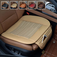 Leather bottom Car Seat Covers with Bamboo Charcoal